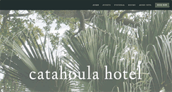 Desktop Screenshot of catahoulahotel.com